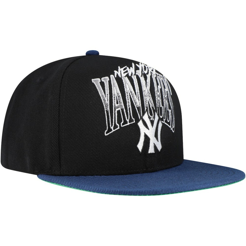 New York Yankees Rise Up Snapback Hat Black