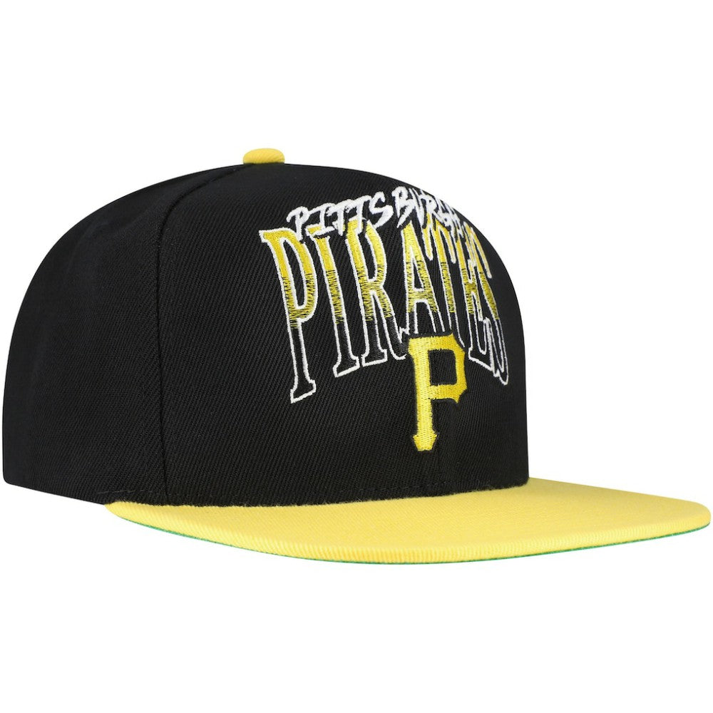 Pittsburgh Pirates Rise Up Snapback Hat Black