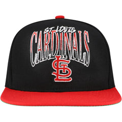 St. Louis Cardinals Rise Up Snapback Hat Black