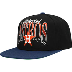 Houston Astros Rise Up Snapback Hat Black