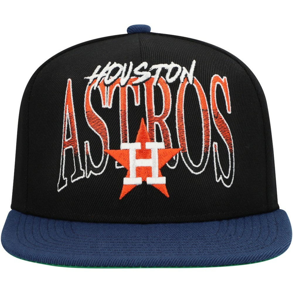 Houston Astros Rise Up Snapback Hat Black