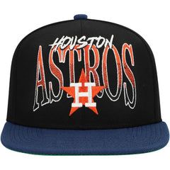 Houston Astros Rise Up Snapback Hat Black