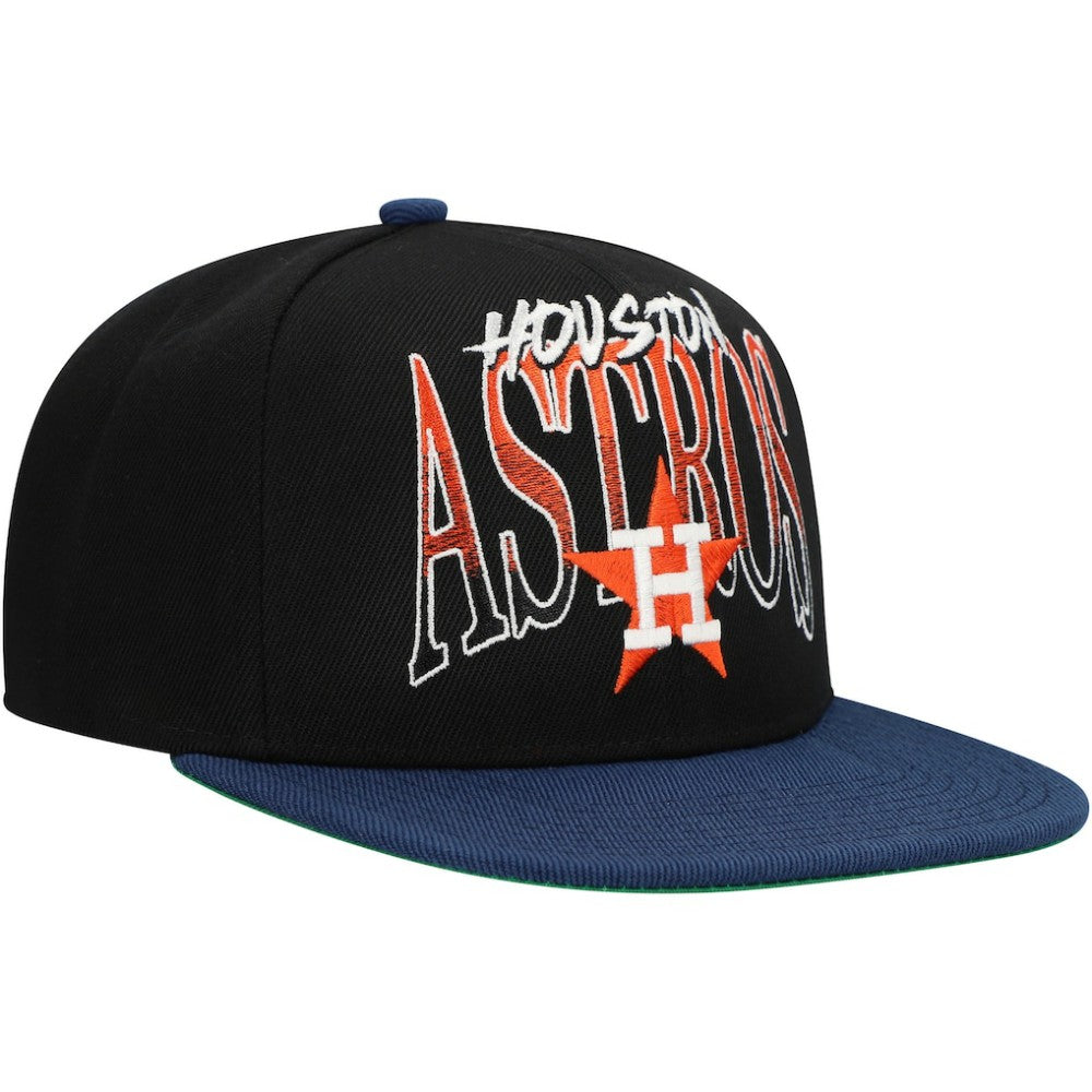 Houston Astros Rise Up Snapback Hat Black