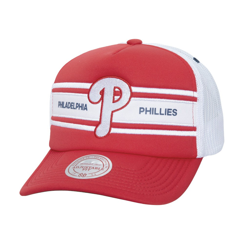 Philadelphia Phillies Sideline Trucker Adjustable Hat Red