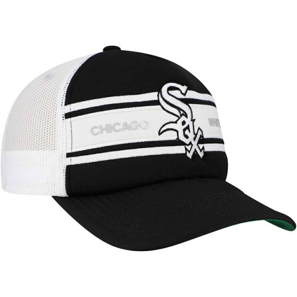 Chicago White Sox Sideline Trucker Adjustable Hat Black