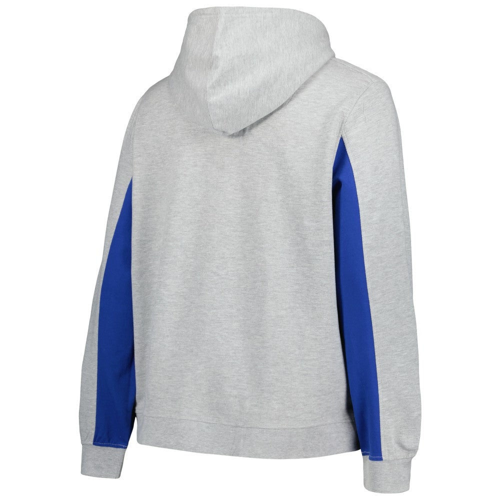 Los Angeles Dodgers Profile Women's Plus Size Pullover Jersey Hoodie Heather Gray