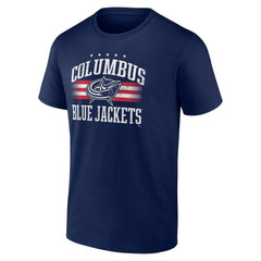Columbus Blue Jackets Americana Team T-Shirt - Navy T-shirts
