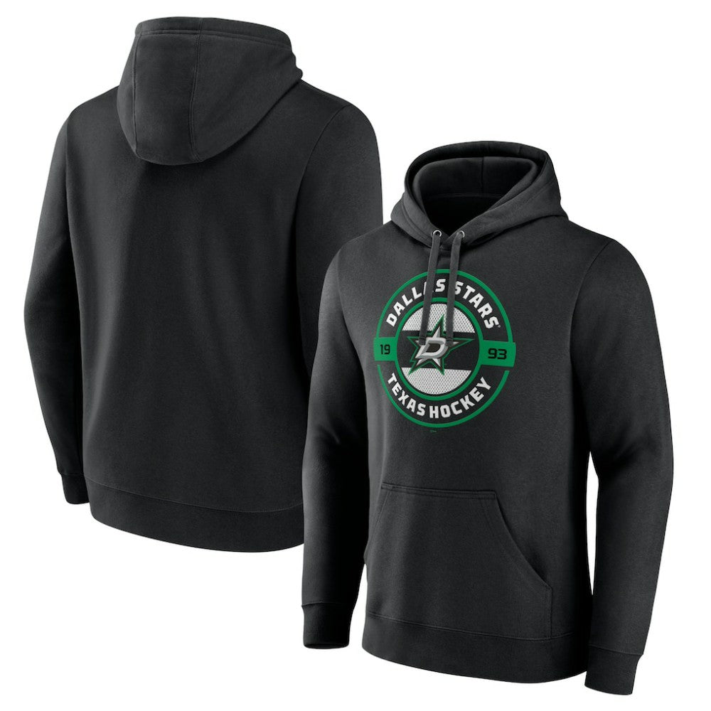 Dallas Stars Native Pullover Hoodie - Black Hoodies