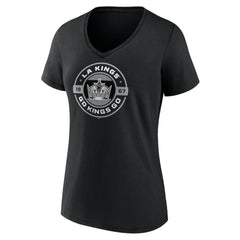 Los Angeles Kings Women's Native V-Neck T-Shirt - Black T-shirts