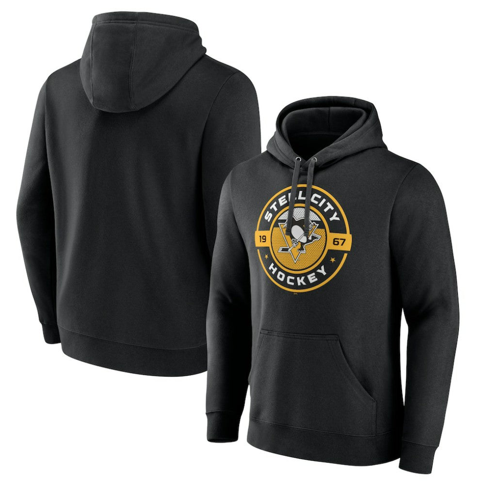 Pittsburgh Penguins Native Pullover Hoodie - Black Hoodies