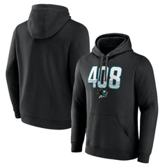 San Jose Sharks Native Pullover Hoodie - Black Hoodies