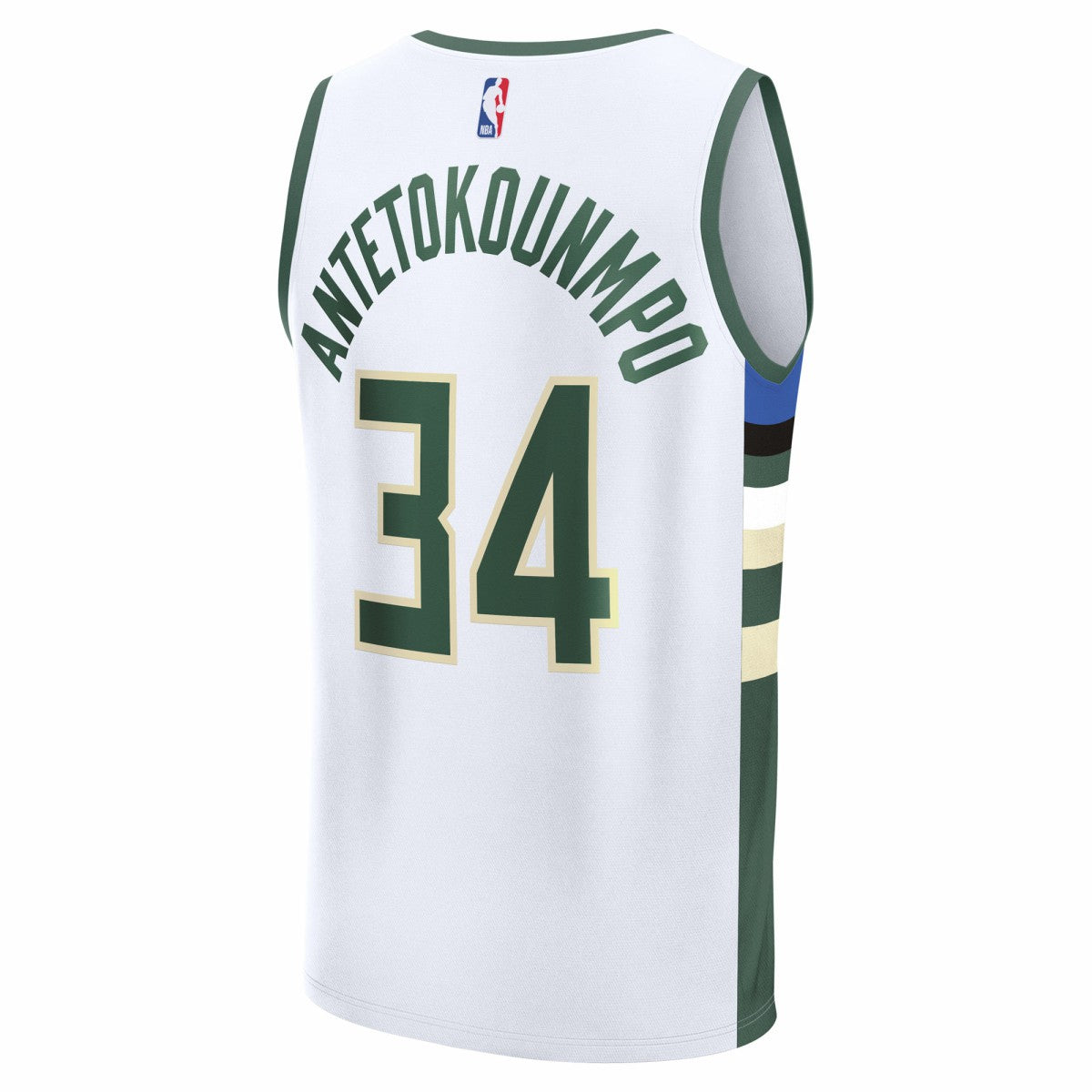 Giannis Antetokounmpo Milwaukee Bucks Fast Break Replica Player Jersey - Association Edition - White online