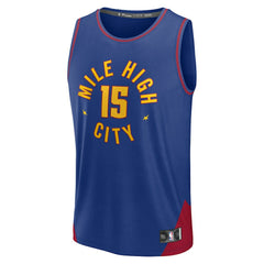 Nikola Jokic Denver Nuggets Fast Break Replica Player Jersey sale - Statement Editi- Blue sale