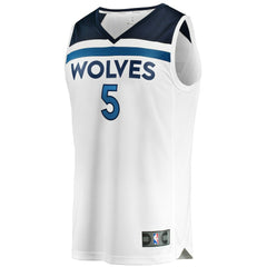 Anthony Edwards Minnesota Timberwolves Fast Break Replica Player Jersey - Association Edition - White for sale