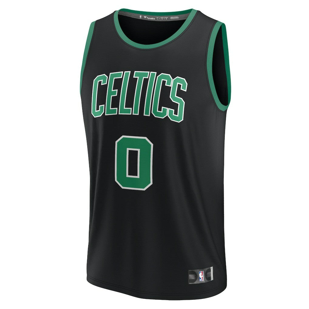 Jayson Tatum Boston Celtics Fast Break Replica Player Jersey - Statement Edition - Black discount
