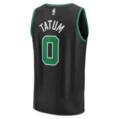 Jayson Tatum Boston Celtics Fast Break Replica Player Jersey - Statement Edition - Black discount