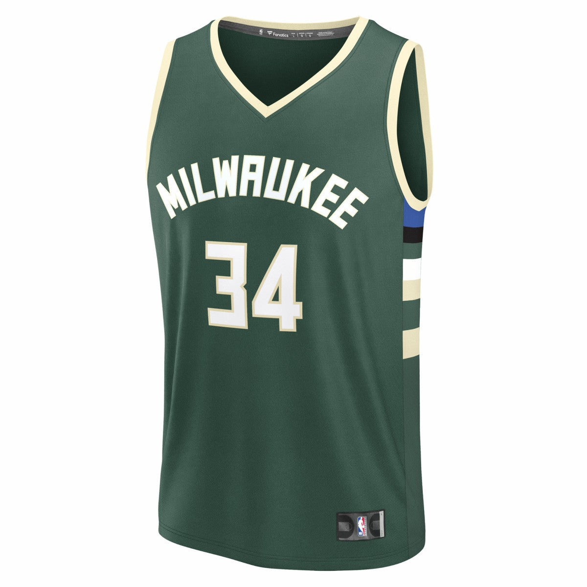 Giannis Antetokounmpo Milwaukee Bucks Youth Fast Break Replica Player Jersey - Icon Edition - Hunter Green shop