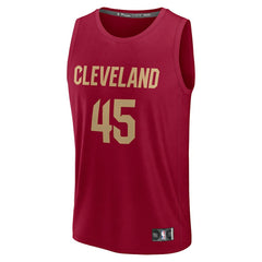 Donovan Mitchell Cleveland Cavaliers Youth Fast Break Replica Player Jersey sale - Icon Editi- Wine discount