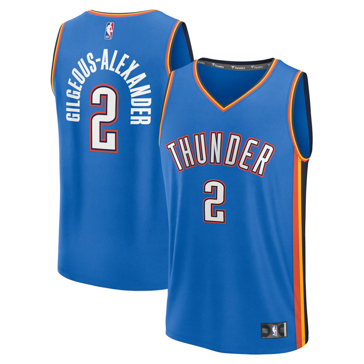 Shai Gilgeous-Alexander Oklahoma City Thunder Youth Fast Break Replica Player Jersey - Icon Edition - Blue cheap