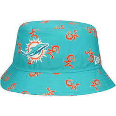 Miami Dolphins New Era City Originals Bucket Hat - Aqua sale