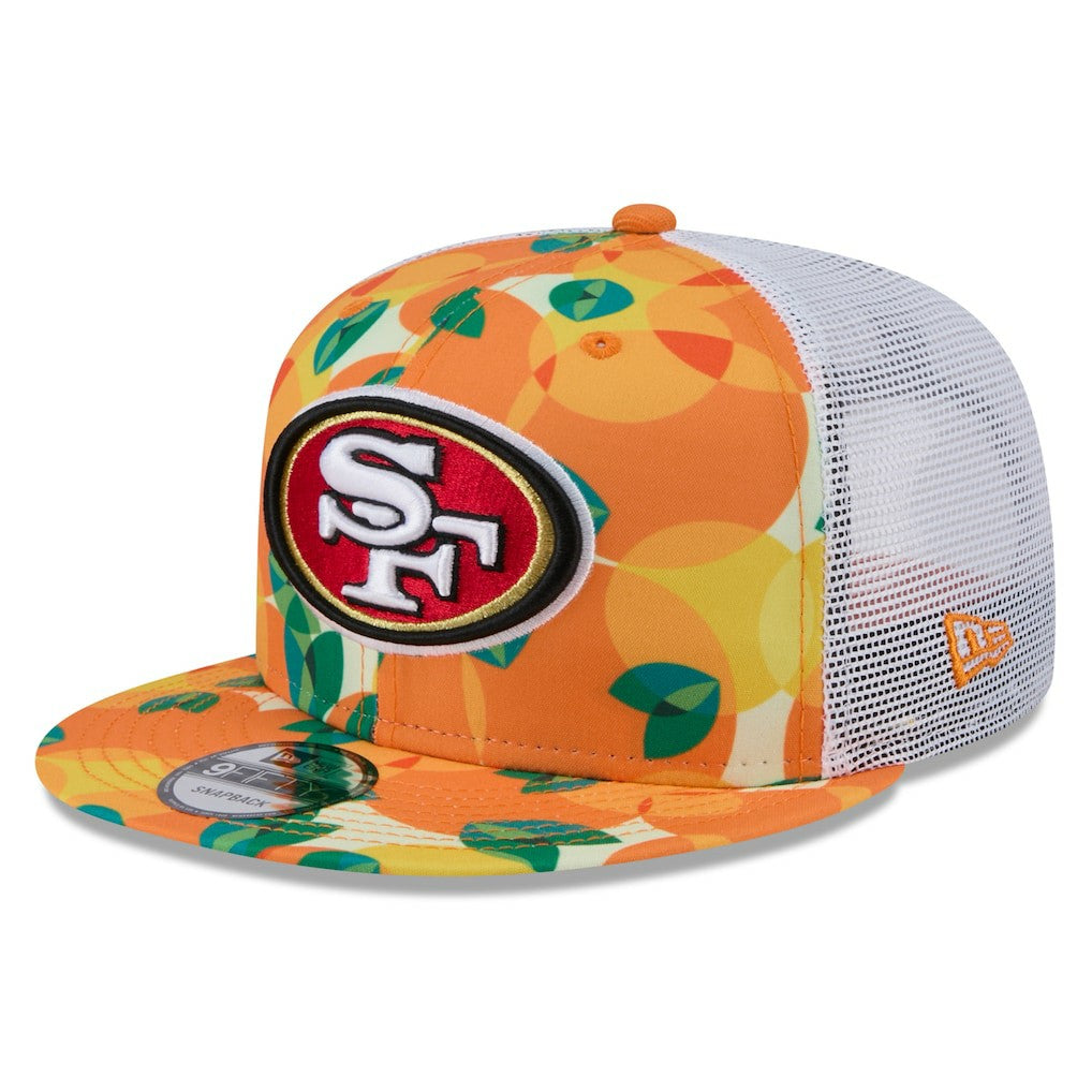 San Francisco 49ers New Era Citrus 9FIFTY Trucker Snapback Hat - Orange online