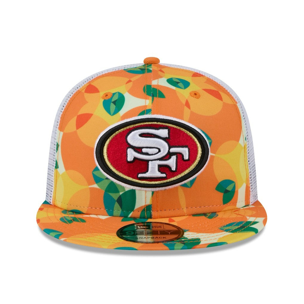 San Francisco 49ers New Era Citrus 9FIFTY Trucker Snapback Hat - Orange online