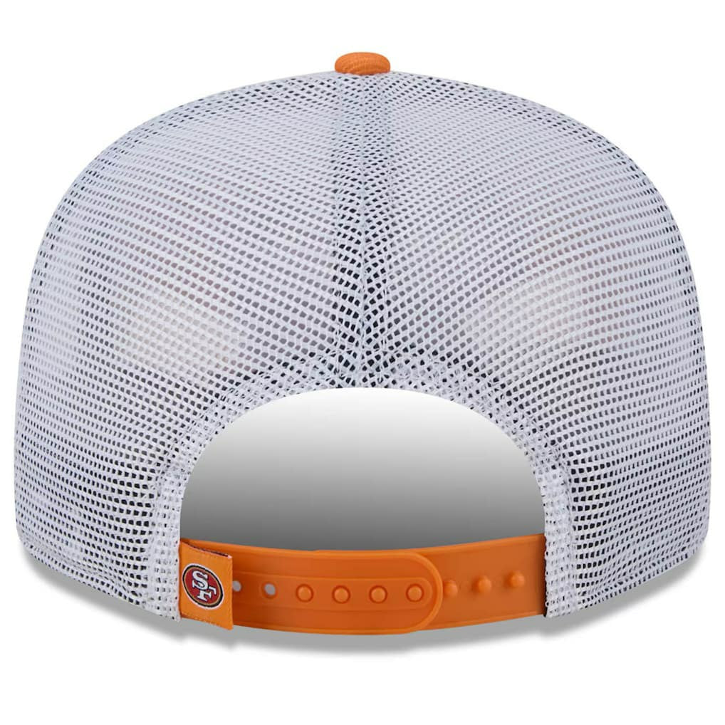 San Francisco 49ers New Era Citrus 9FIFTY Trucker Snapback Hat - Orange online