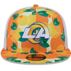 Los Angeles Rams New Era Citrus 9FIFTY Trucker Snapback Hat - Orange cheap