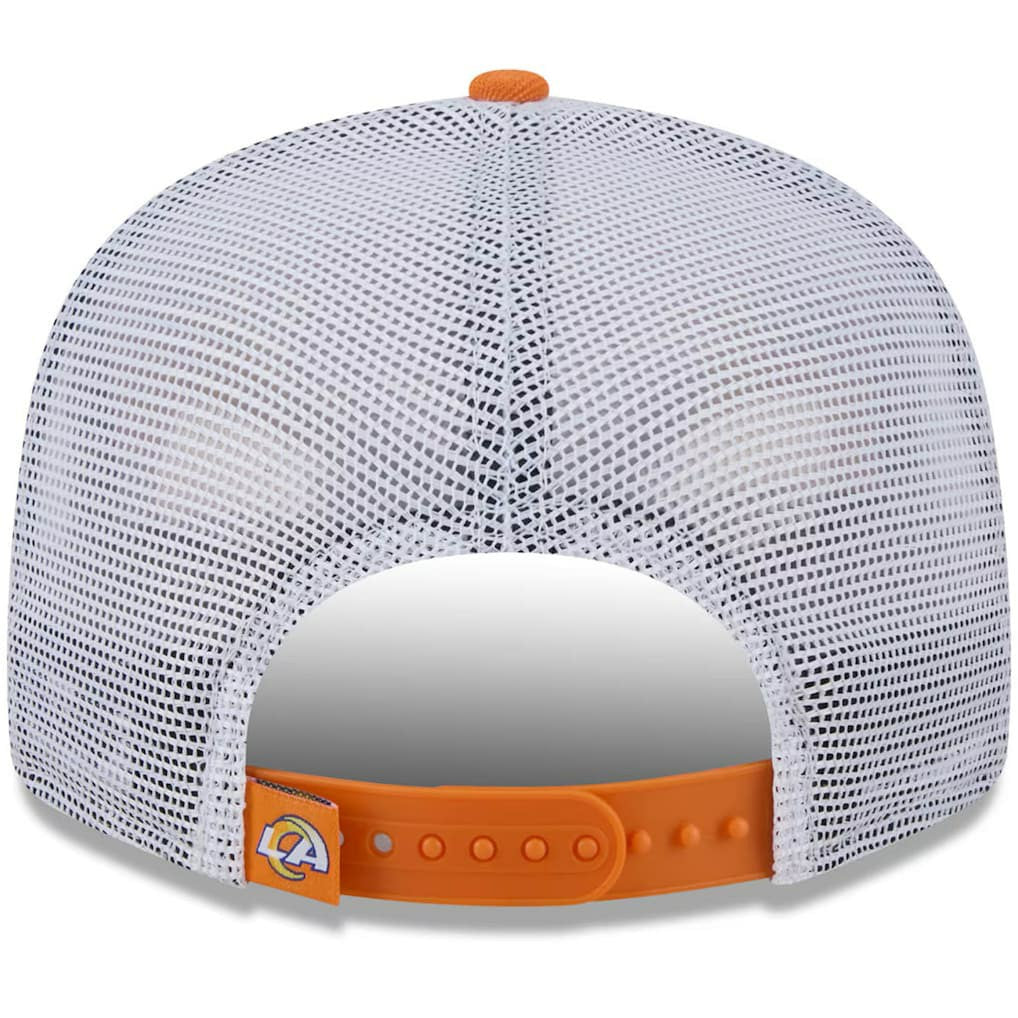 Los Angeles Rams New Era Citrus 9FIFTY Trucker Snapback Hat - Orange cheap