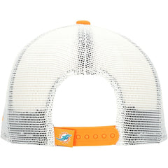 Miami Dolphins New Era Citrus 9FIFTY Trucker Snapback Hat - Orange outlet