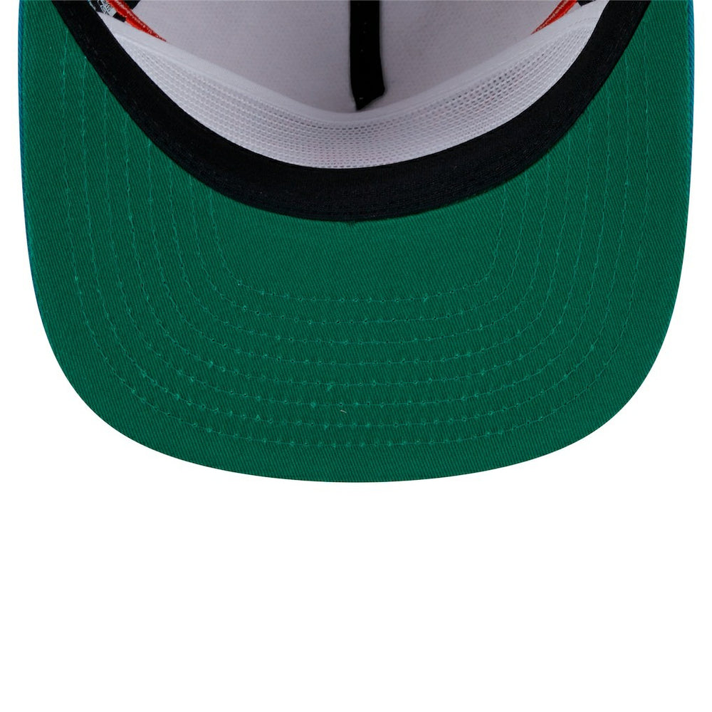 Miami Dolphins New Era Athletic Golfer Snapback Hat - Stone/Aqua online