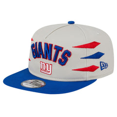 New York Giants New Era Athletic Golfer Snapback Hat - Stone/Royal cheap