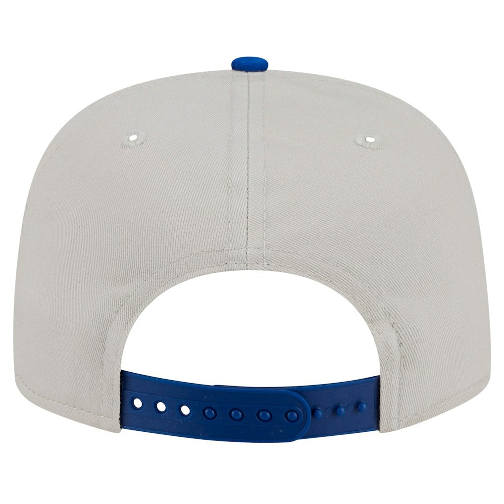 New York Giants New Era Athletic Golfer Snapback Hat - Stone/Royal cheap