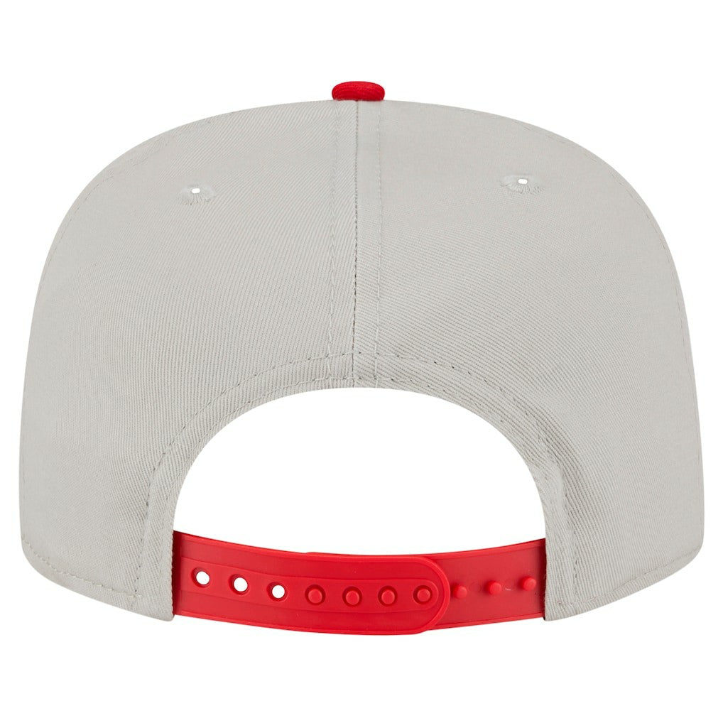 San Francisco 49ers New Era Athletic Golfer Snapback Hat - Stone/Scarlet online