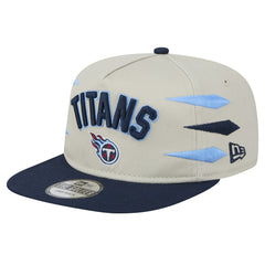 Tennessee Titans New Era Athletic Golfer Snapback Hat - Stone/Navy outlet