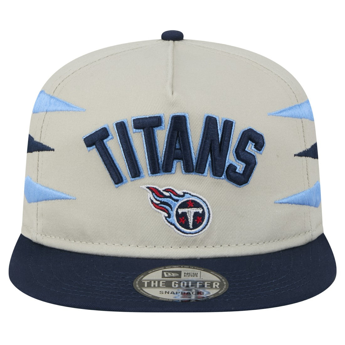 Tennessee Titans New Era Athletic Golfer Snapback Hat - Stone/Navy outlet