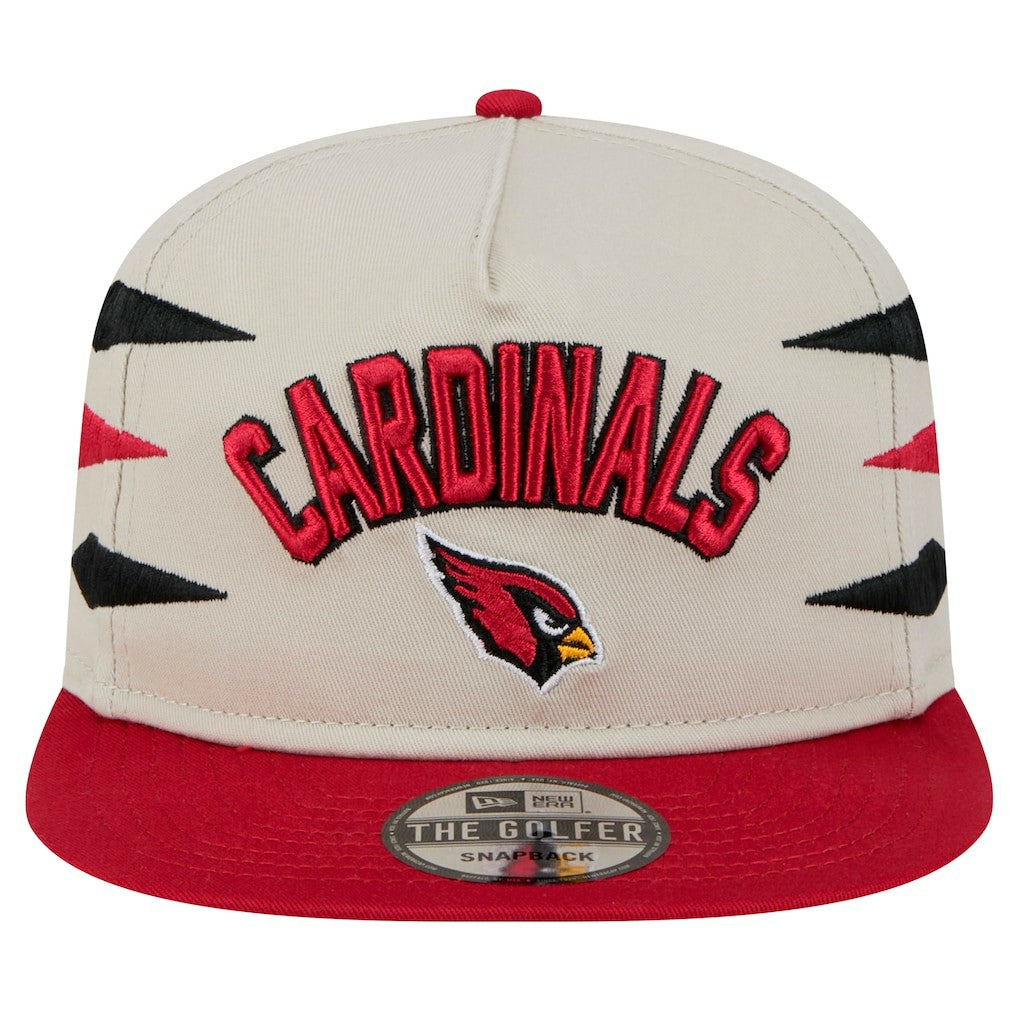 Arizona Cardinals New Era Athletic Golfer Snapback Hat - Stone/Cardinal cheap