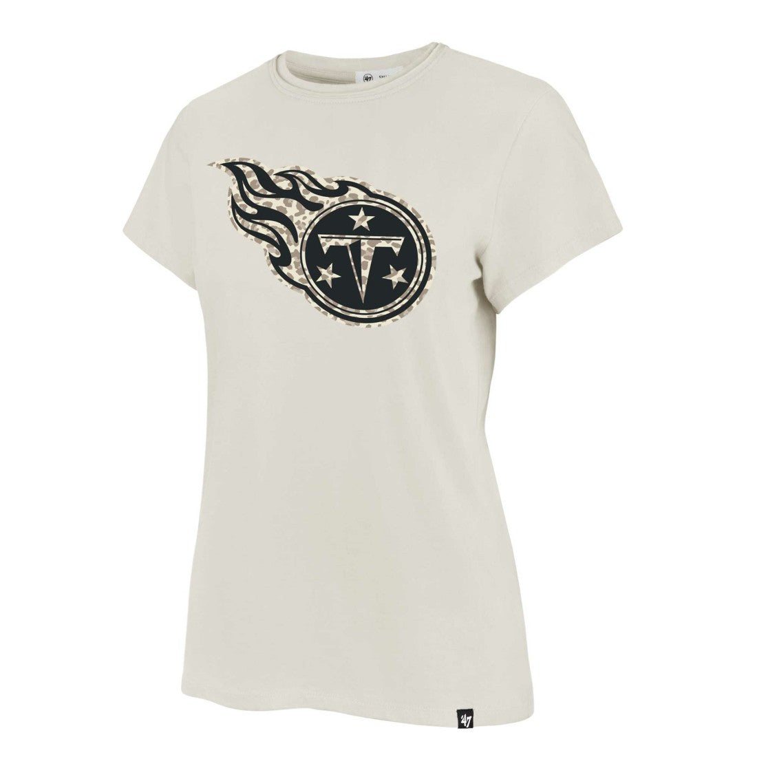 Tennessee Titans '47 Women's Panthera Frankie T-Shirt - Cream outlet