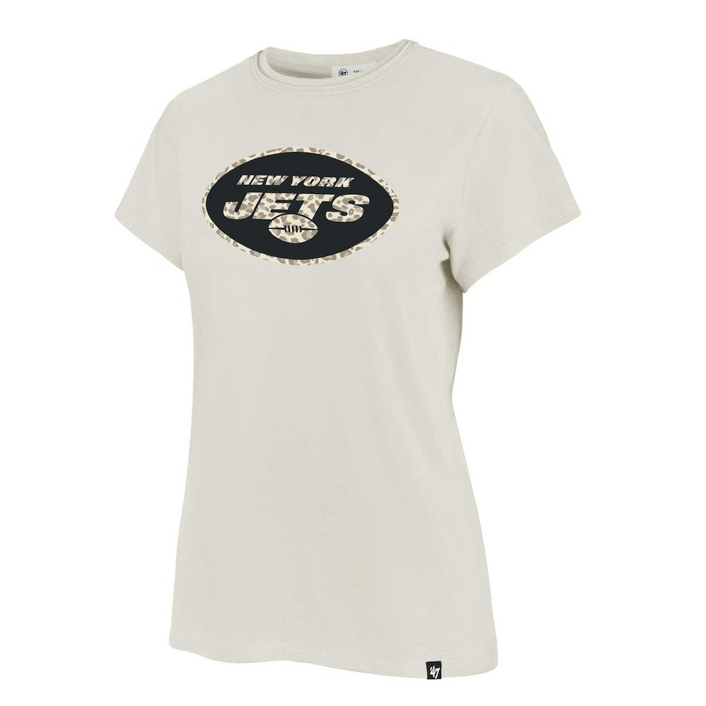 New York Jets '47 Women's Panthera Frankie T-Shirt - Cream outlet
