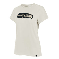 Seattle Seahawks '47 Women's Panthera Frankie T-Shirt - Cream for sale