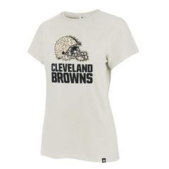 Cleveland Browns '47 Women's Panthera Frankie T-Shirt - Cream on sale