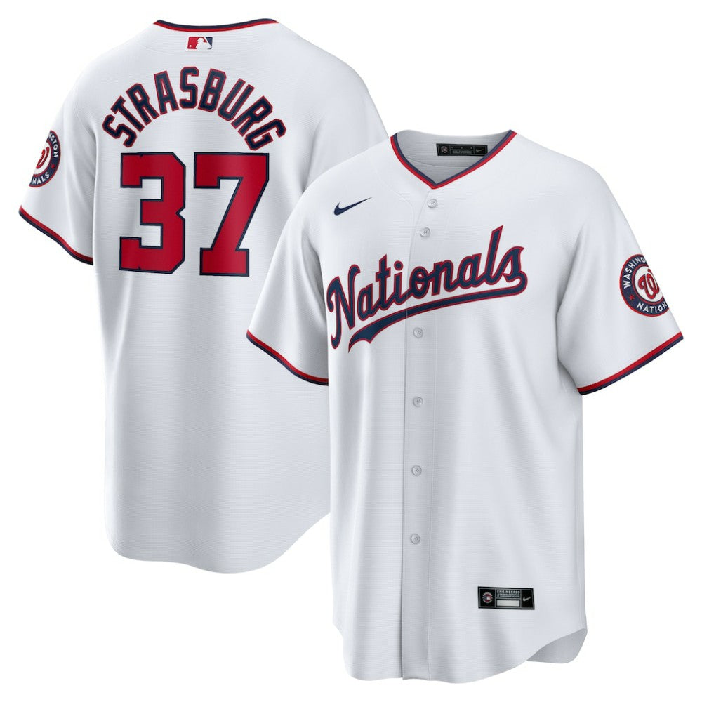 Stephen Strasburg Washington Nationals Home Replica Jersey  White