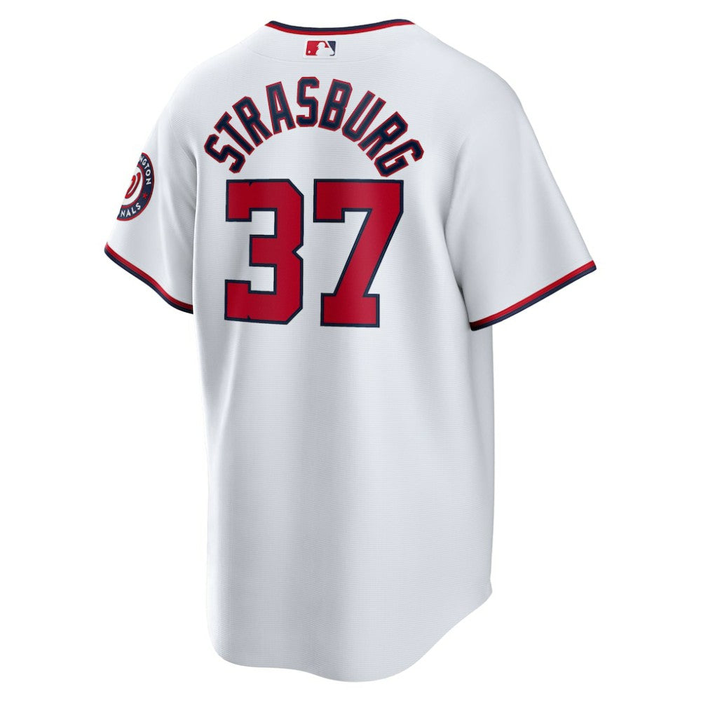 Stephen Strasburg Washington Nationals Home Replica Jersey  White