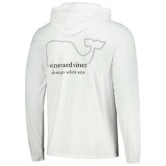 Chicago White Sox Vineyard Vines Long Sleeve Hoodie T-Shirt White