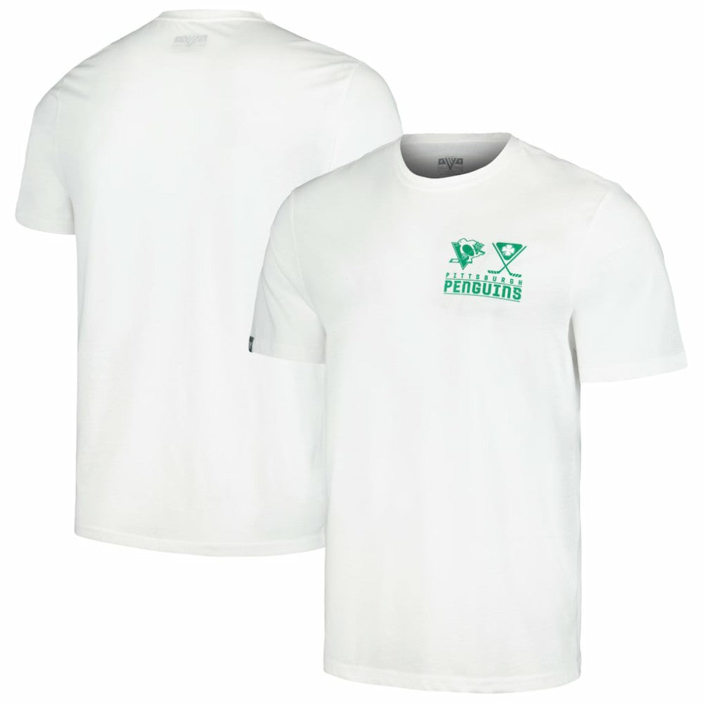 Pittsburgh Penguins Levelwear St. Patrick's Day Richmond T-Shirt - White T-shirts