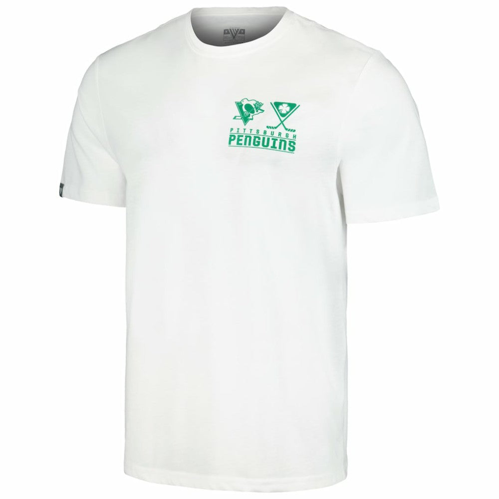 Pittsburgh Penguins Levelwear St. Patrick's Day Richmond T-Shirt - White T-shirts