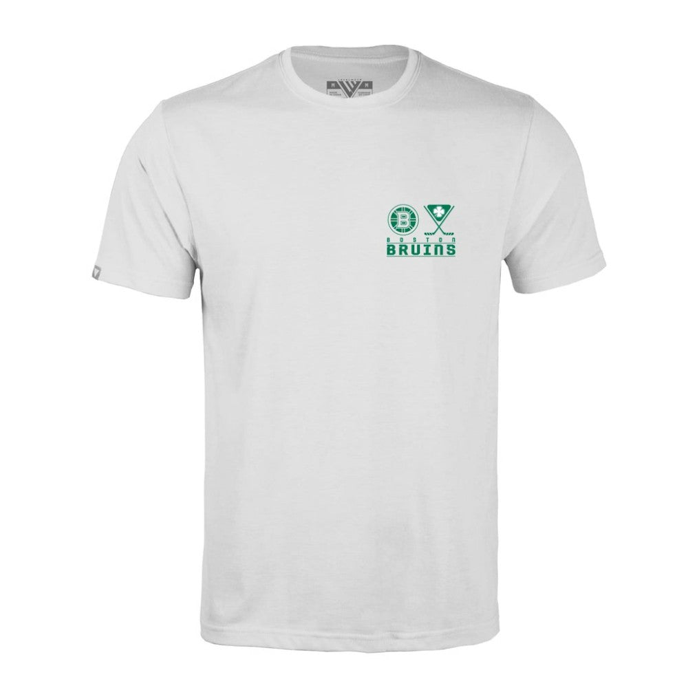 Boston Bruins Levelwear St. Patrick's Day Richmond T-Shirt - White T-shirts