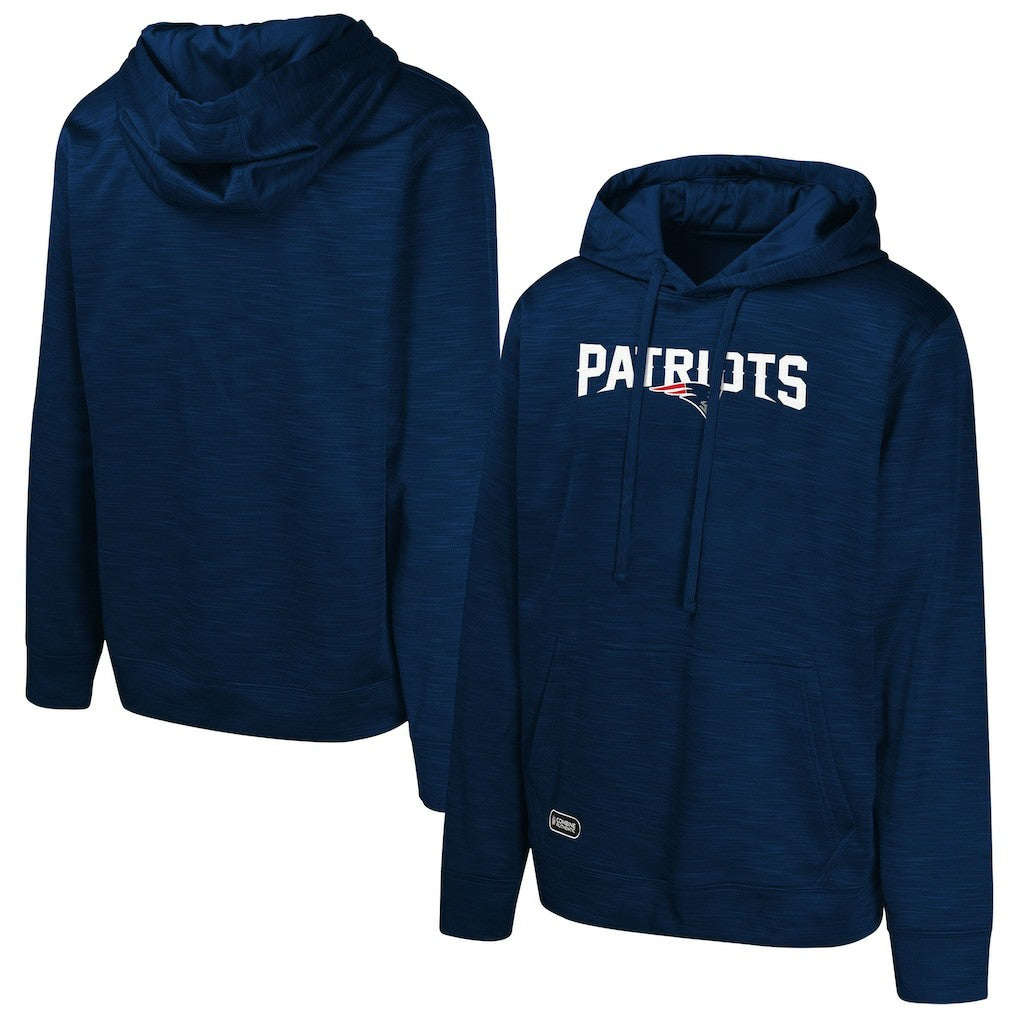 New England Patriots Streak Fleece Pullover Hoodie - Navy online