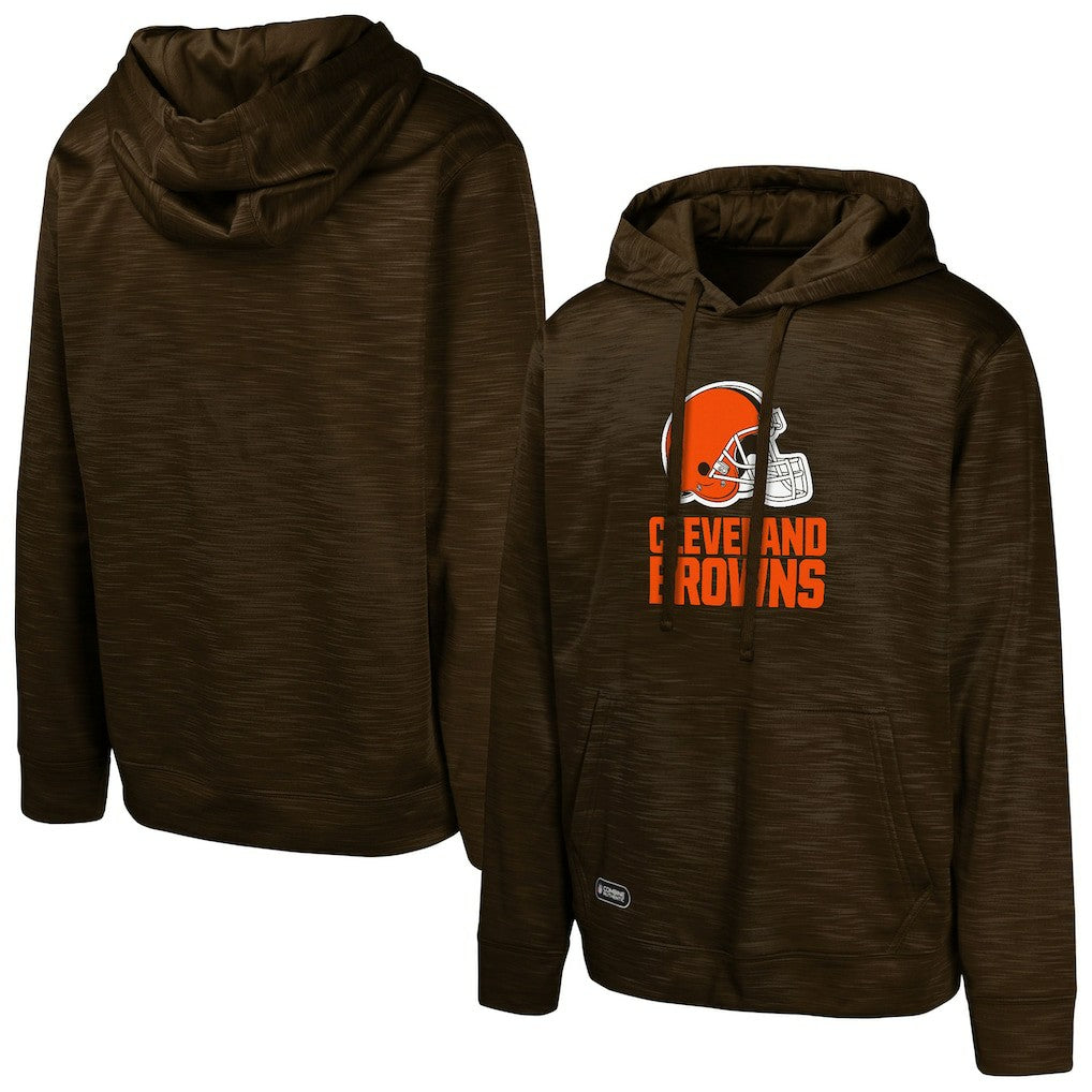 Cleveland Browns Streak Fleece Pullover Hoodie - Brown online