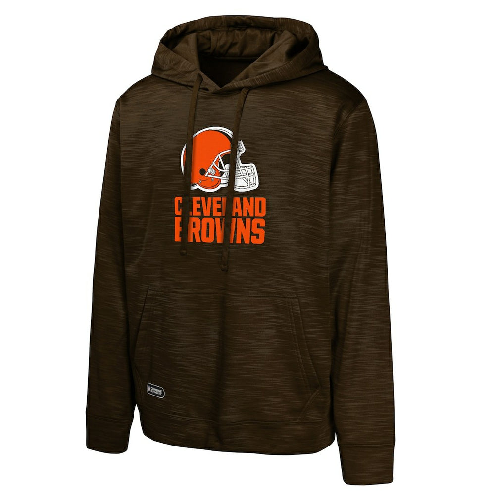 Cleveland Browns Streak Fleece Pullover Hoodie - Brown online